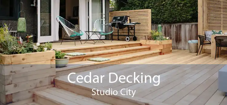 Cedar Decking Studio City