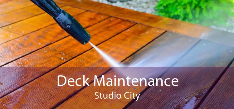 Deck Maintenance Studio City