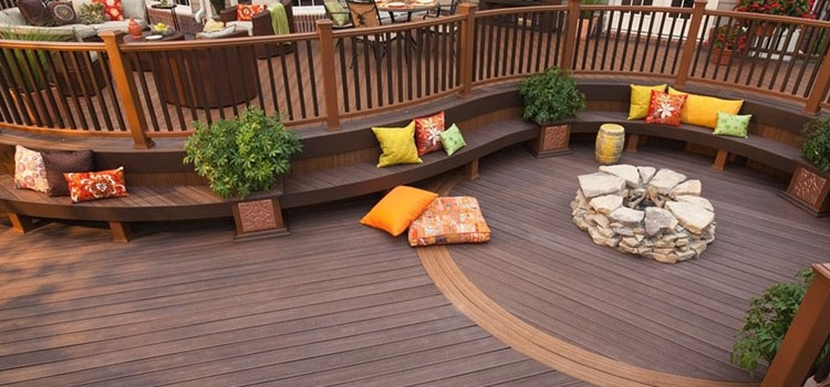 Gray TREX Decking in Studio City, CA