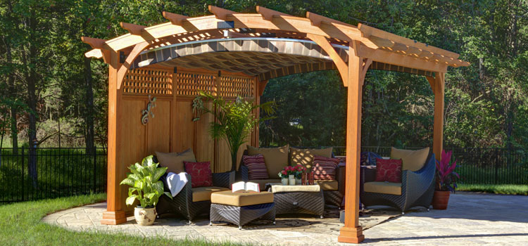 Modern Wood Pergola Installation in Studio City, CA